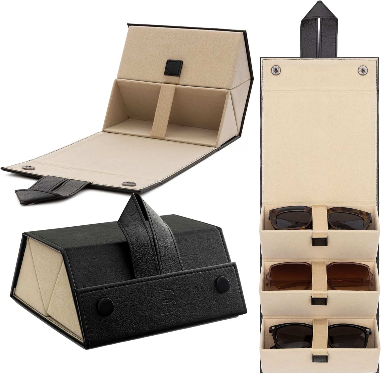 Sunglasses Organizer Case Men Women EyeGlass Holder Storage Travel Case