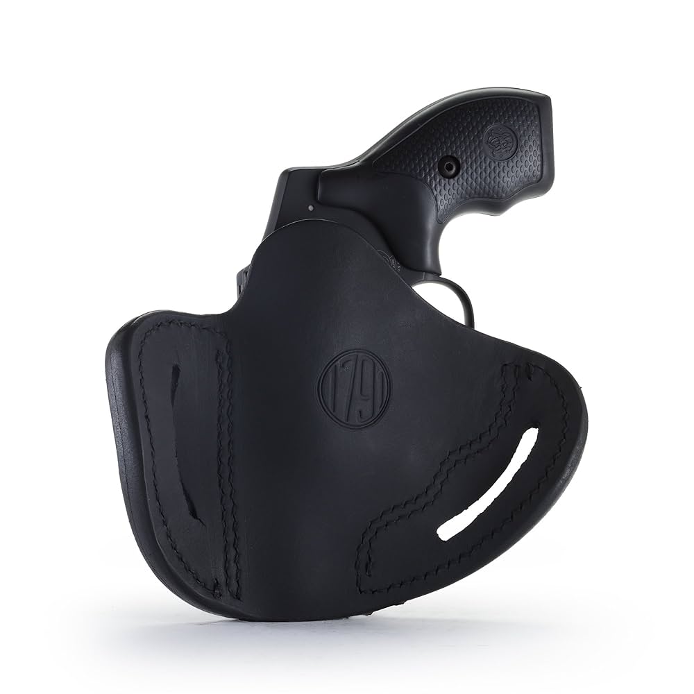 MITCH ROSEN Kフレームリボルバー用　本革レザーホルスター　実物 Amazon.co.jp: レザーOWBパドルホルスターwith親指Break for