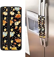 Vista 20 de Fundas para manija de refrigerador con bandera estadounidense de águila, 2 unidades, fundas ajustables para manijas de electrodomésticos, mantiene