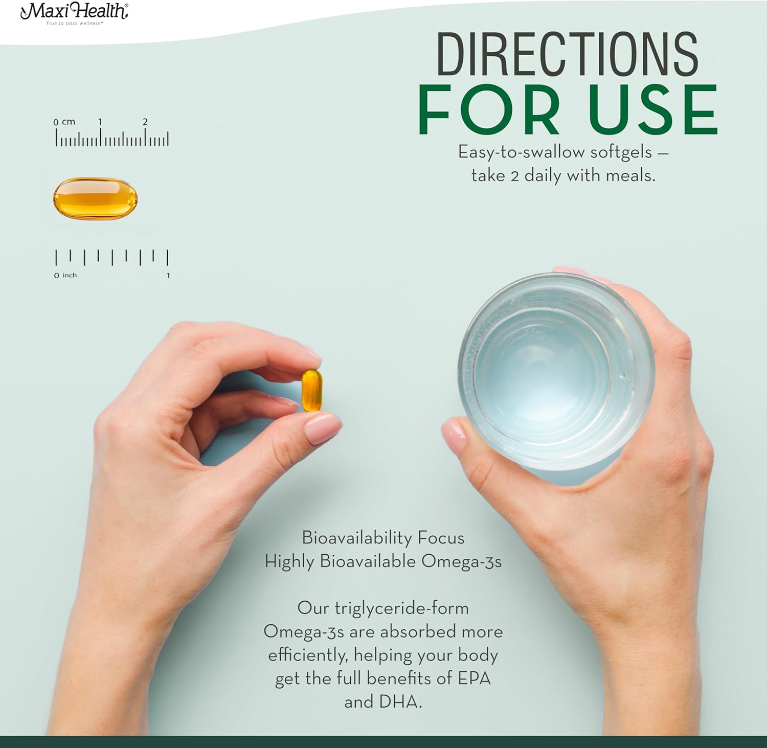 Omega 3 Fish Oil - Triple Strength 2000 mg Kosher Fish Oil Supplements - No Fishy Aftertaste Omega 3 Supplement - Burpless Fish Oil Omega 3 Fatty Acid Supplement with EPA and DHA (100 Softgels) - Image 6