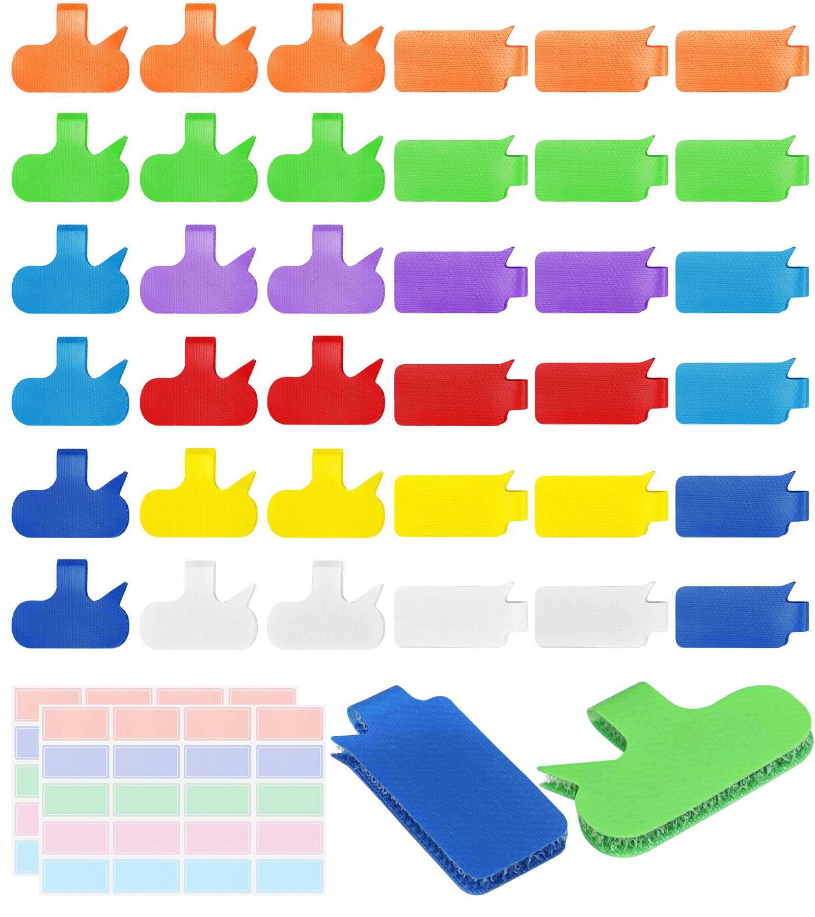 Étiquettes de câble de bureau SummerBrite pour organiser les fils d'appareils électroniques - 8