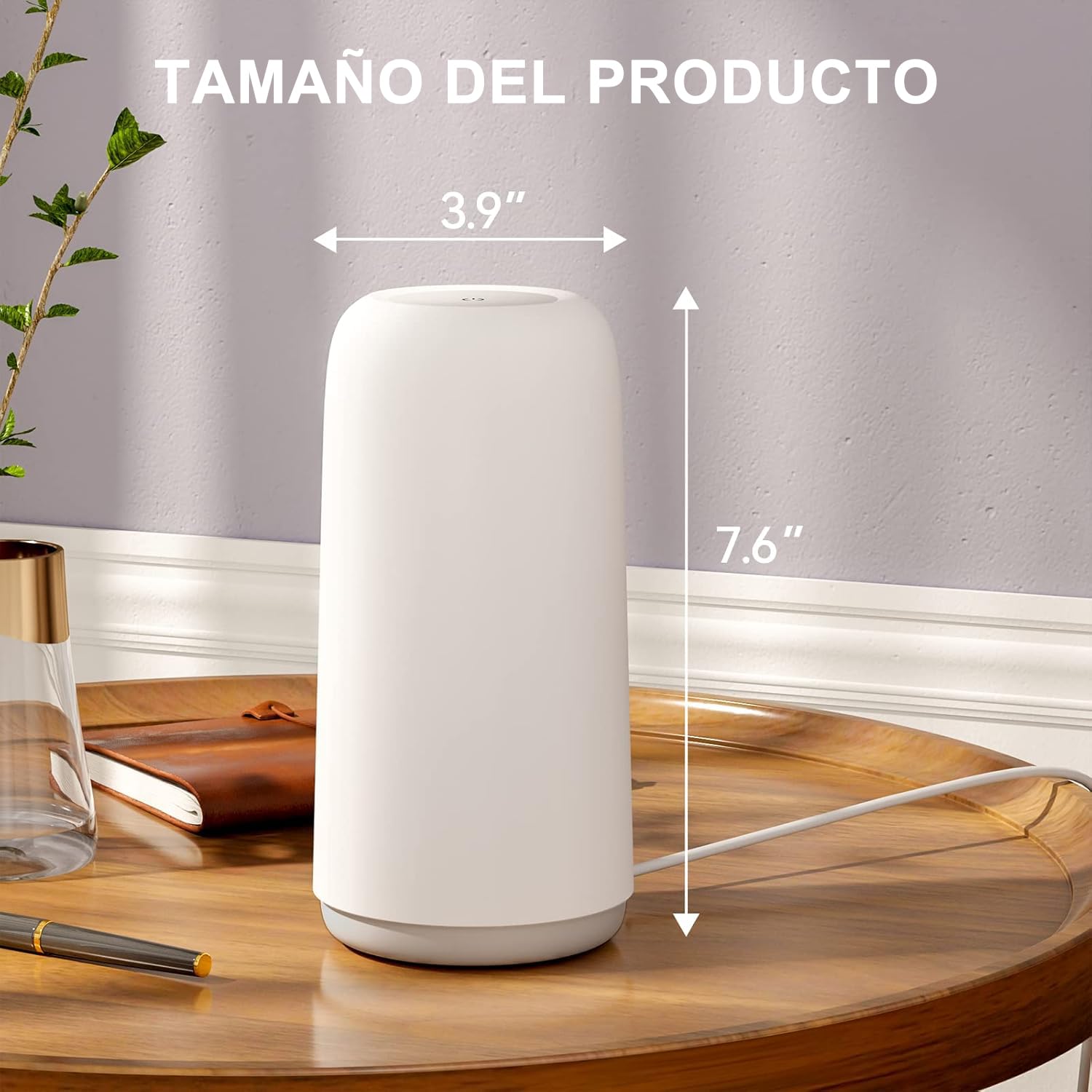 ROOTRO Lampe de Chevet Tactile RGB Polyvalente, Lampe de Table Dimmable avec 3 Modes Intensité d'Éclairage Design Épuré Lumière Douce sans Scintillement Parfaite Chambre Bureau Lampes de Table Cadeau