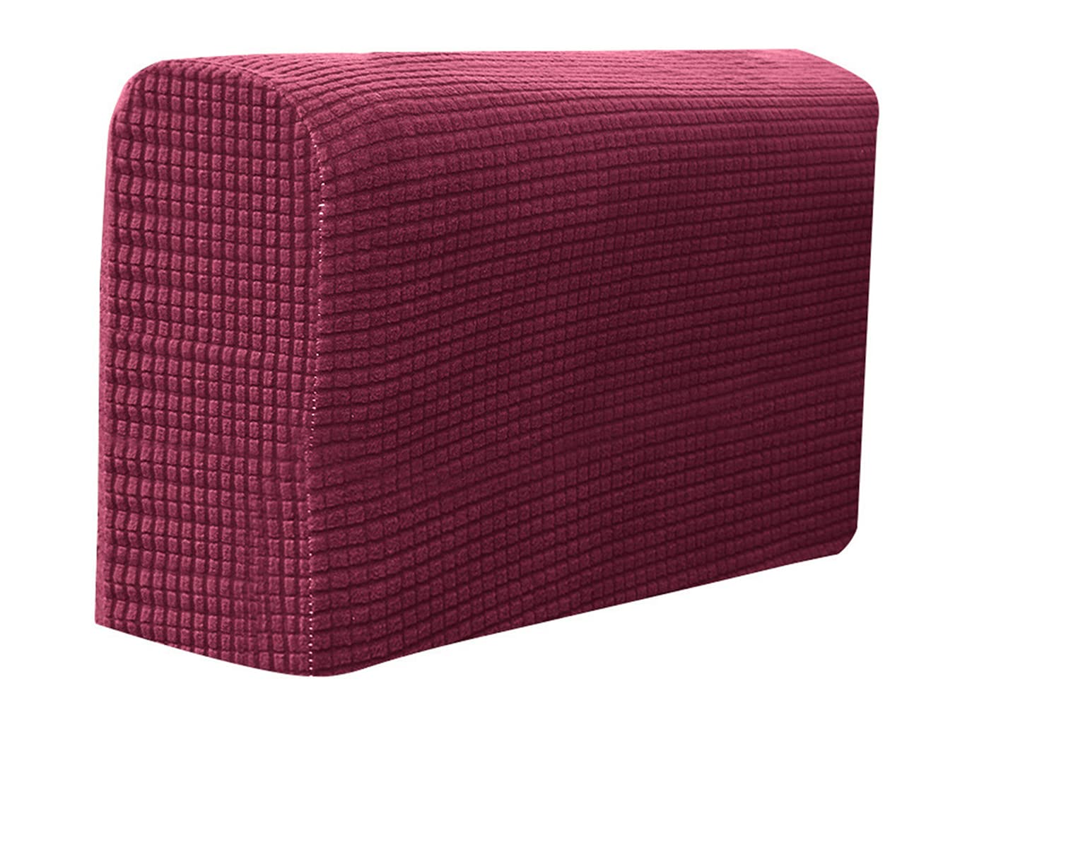 Housse d'accoudoir extensible jacquard contre les griffures de chat sur canapé