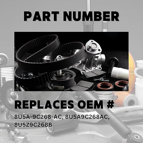 Miniatura 5 de Locking Gas Coolant Fuel Tank Plug Cover Cap with 2 Keys 8U5Z9C268B Replacement for Ford Lincoln