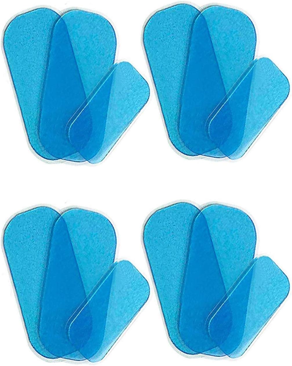 12 pcs Gel Pads Replacements for EMS ABS Hips Trainer Buttock Muscle Massage Replacement Gel Sheets,Special for EMS Butt Muscle Trainer, Butt Toner,Buttocks Trainer Accessories (3 PCS/Set,4 Sets/Pack)