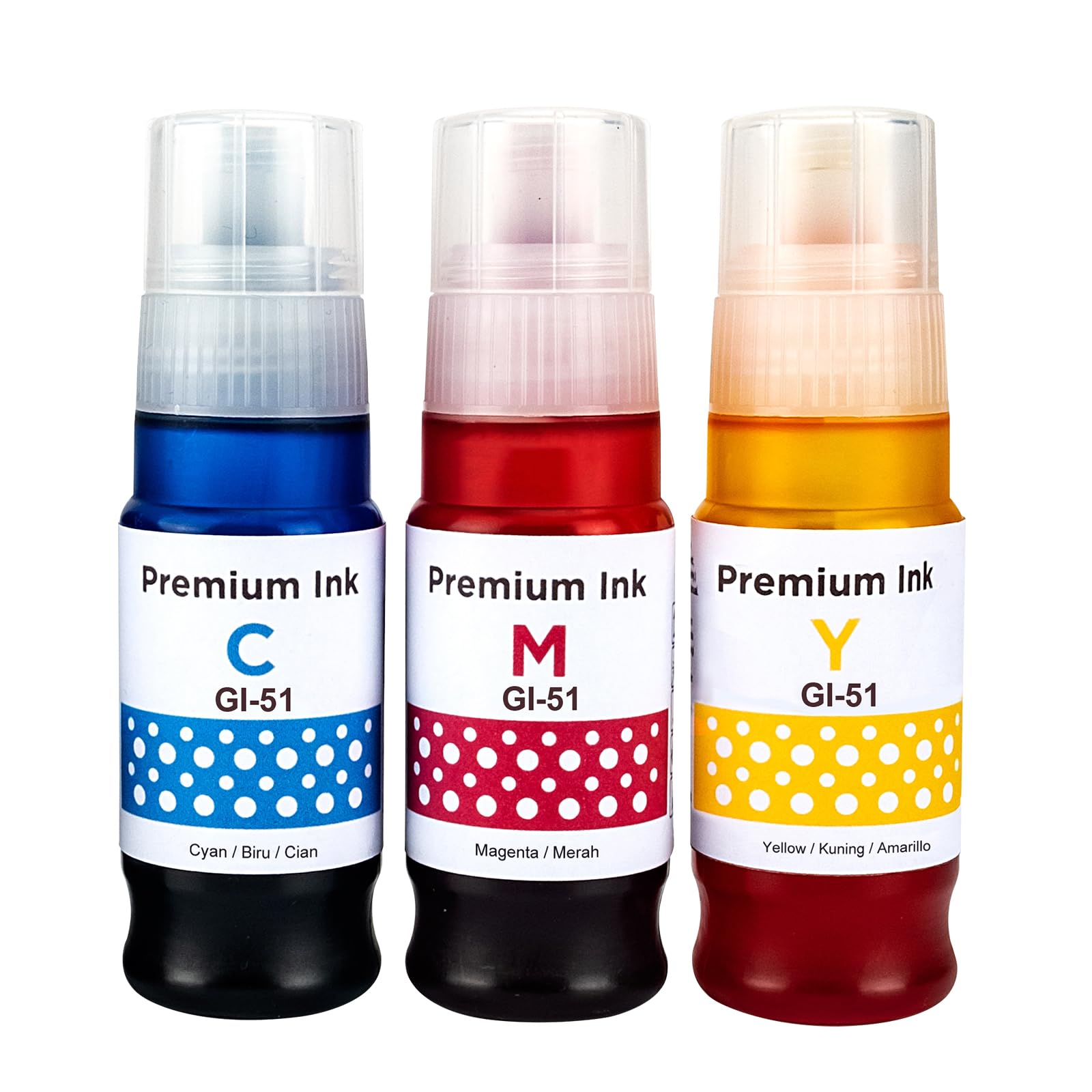 GI51 Ink Compatible with Canon GI-51 Ink Multipack for Pixma G3570 G3520
