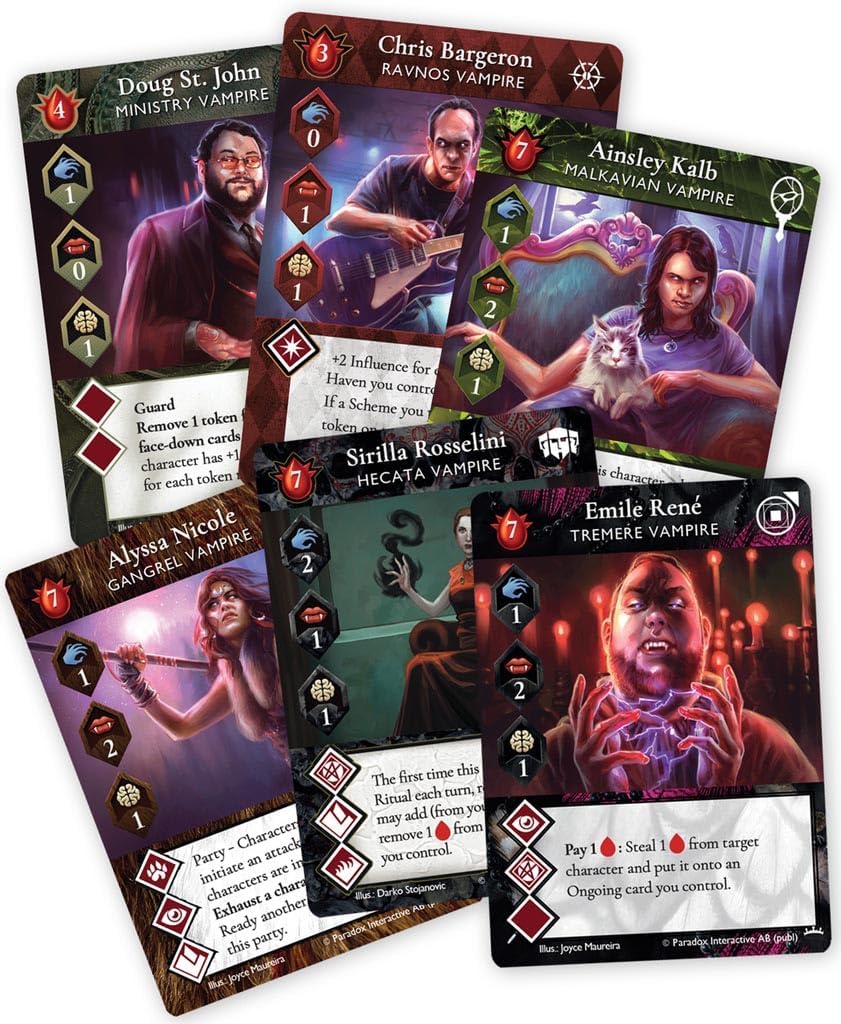 Vampire: The Masquerade – Rivals Royalty Pack 1 | 23 Promo Cards Honoring Prince of The City Tournament Winners, Expansion for Rivals Expandable Card Game