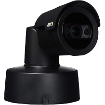 Axis Communications, 01050-001 M2026-LE MK II Fixed Bullet IP Camera, 4 MP, Outdoor-Ready, Day/Night, Quad HD 1440p, Built-in IR Illumination, WDR, Fixed Lens, 130 HFOV, IP66/IK08, Black
