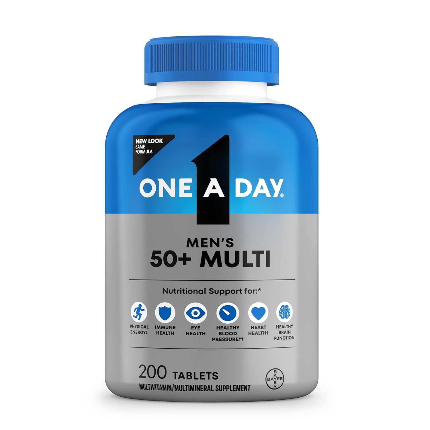 One A Day Mens 50 Healthy Advantage Multivitamin Multivitamin for Men with Vitamins A C E B6 B12