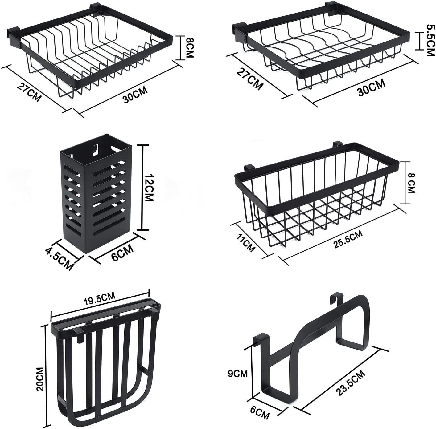 SMT- 2-Tier Over Sink Dish Drying Rack Stainless Steel Cutlery Drainer Kitchen Shelf [P/N:ET-DISHRACK001]