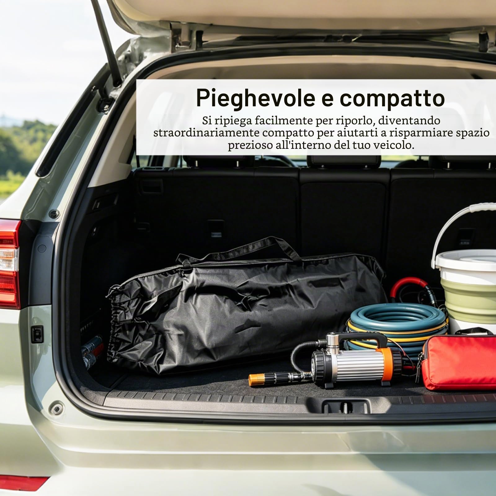 Portacanna, 64-121 cm Supporto per Canna da Pesca Estensibile a Tre Teste Porta Canne da Pesca con Borsa Portaoggetti e 6 Teste di Supporto per Asta Accessori da Pesca per Pesca Alla Carpa Dalla Riva