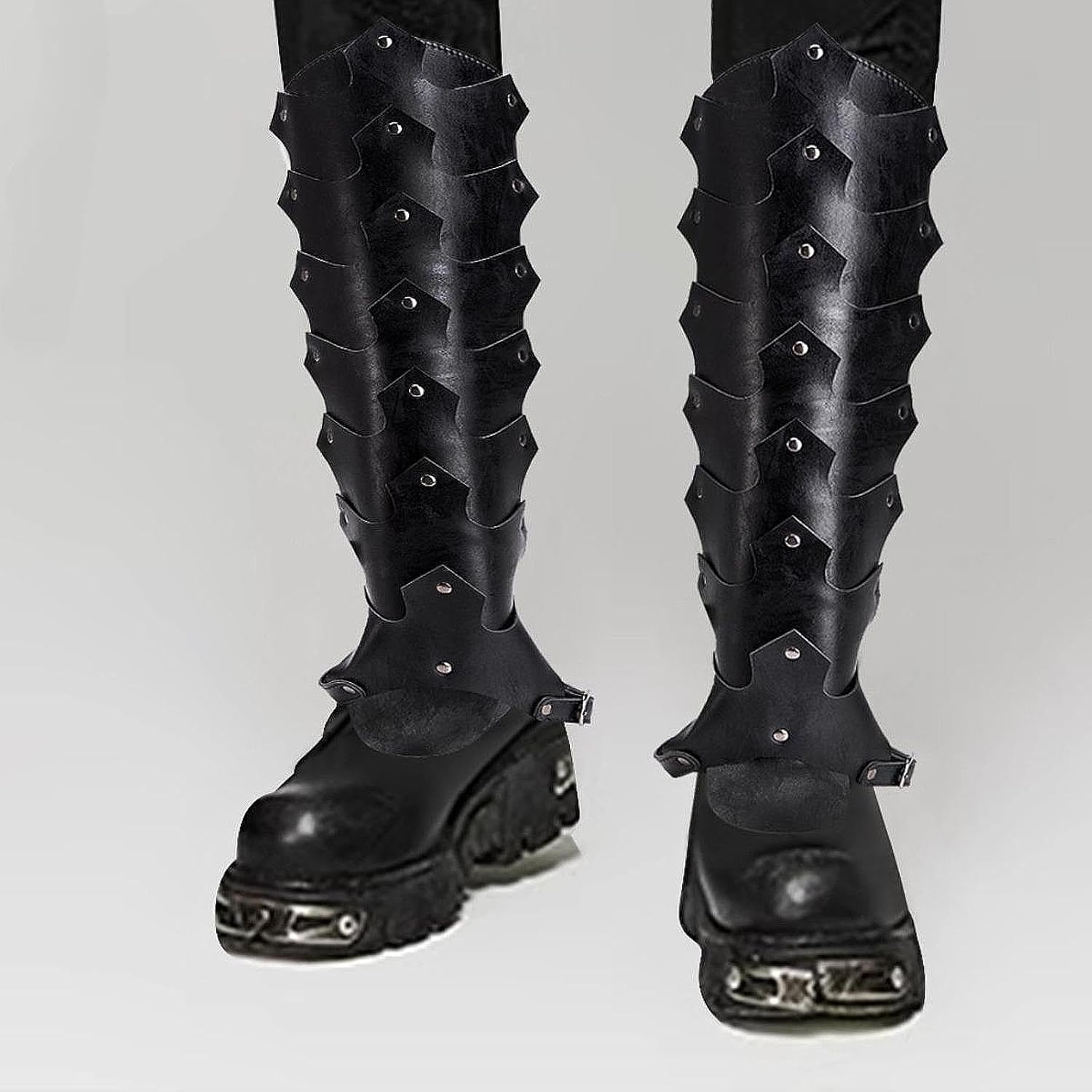 Pirate Boot Tops Shoes Covers Men Medieval Leg Gaiters for Festival