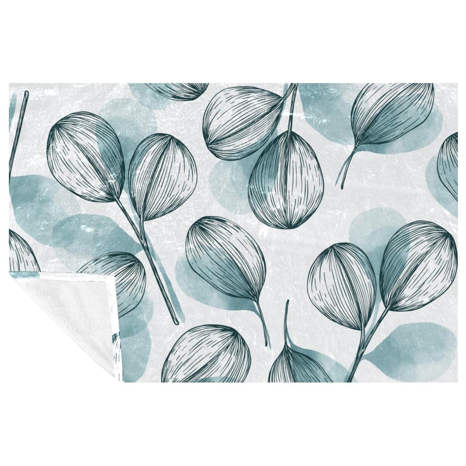 Couverture douce et chaude pour camping, plage, pique-nique et lit en 150x100