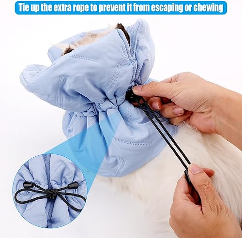 Miniatura 5 de Collar de recuperación para gatos, suave y ajustable, collar isabelino para gato, cuello protector para después de la cirugía para gatos, gatitos,