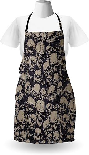 Miniatura 2 de Ambesonne Digital Printed Multicolor Halloween Aprons