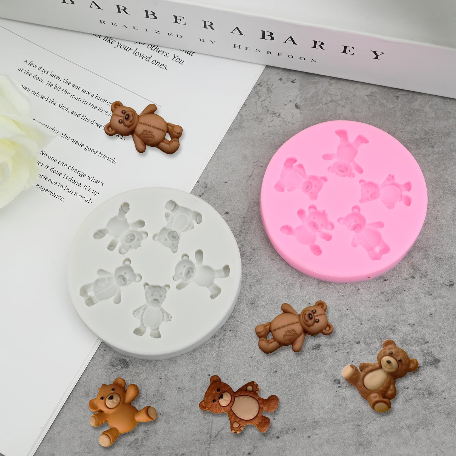 Stampo in silicone alimentare 3D per decorazioni per torte