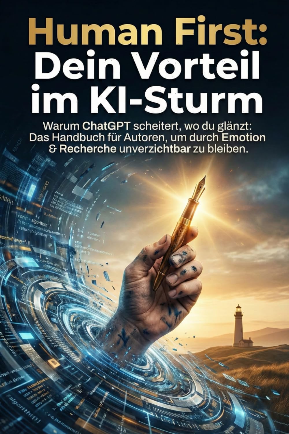 Human First: Dein Vorteil im KI-Sturm: Warum ChatGPT scheitert, wo du glänzt: Das Handbuch für Autoren, um durch Emotion & Recherche unverzichtbar zu bleiben.