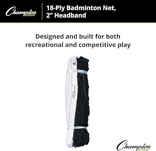 Miniatura 3 de Champion Sports Red de bádminton de 18 capas