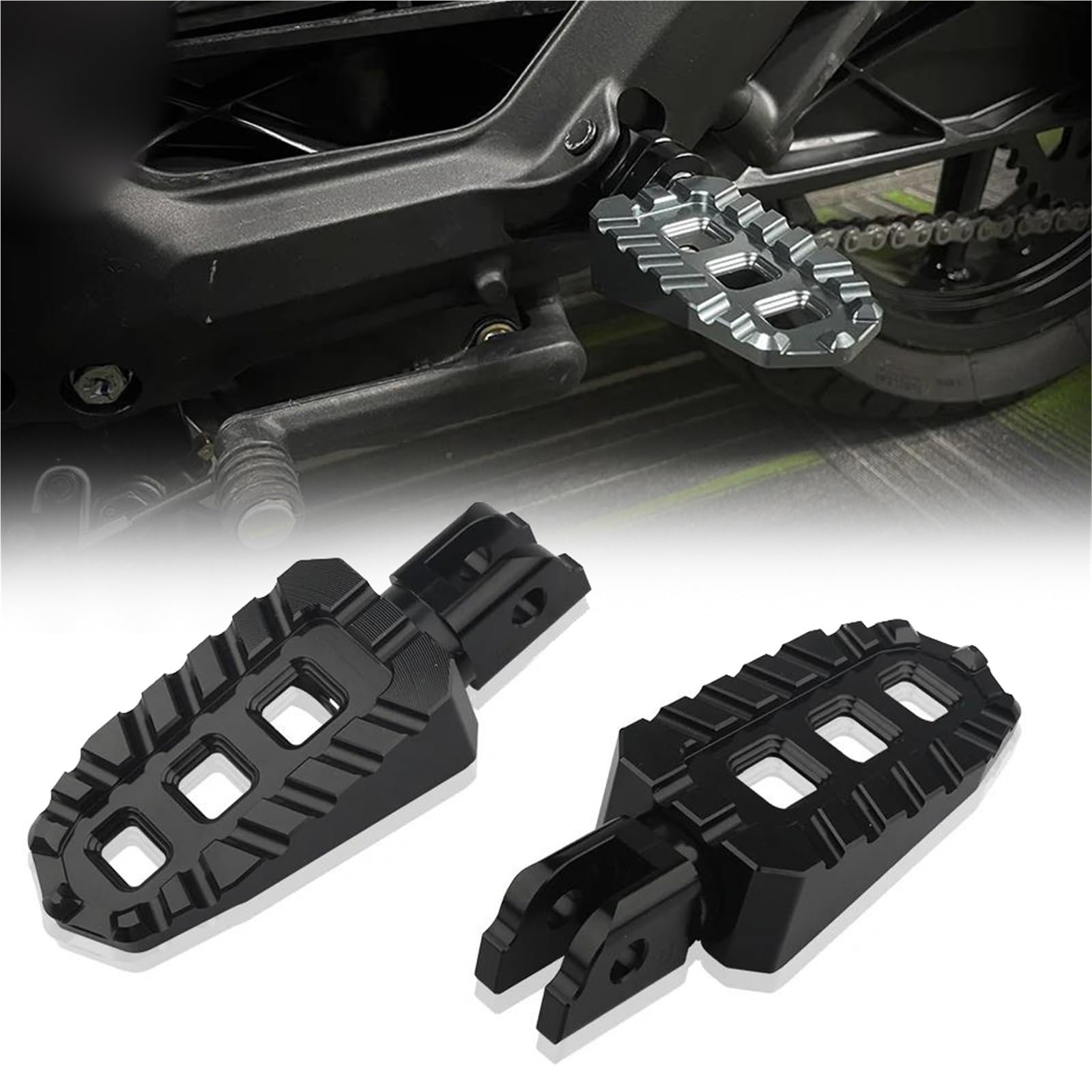 Repose-pieds pilote pour grand voyage en Harley Sportster XLH et FXR