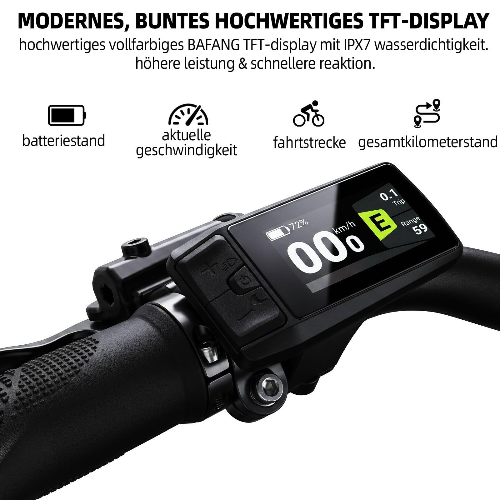 ttgo C7 SE E-Bike 28 Zoll für Damen und Herren, Elektrofahrrad mit 250W Mittelmotor, 36V 18Ah Akku, 9-Gang bis 25 km/h, 130–150 km Reichweite, Hydraulische Scheibenbremsen