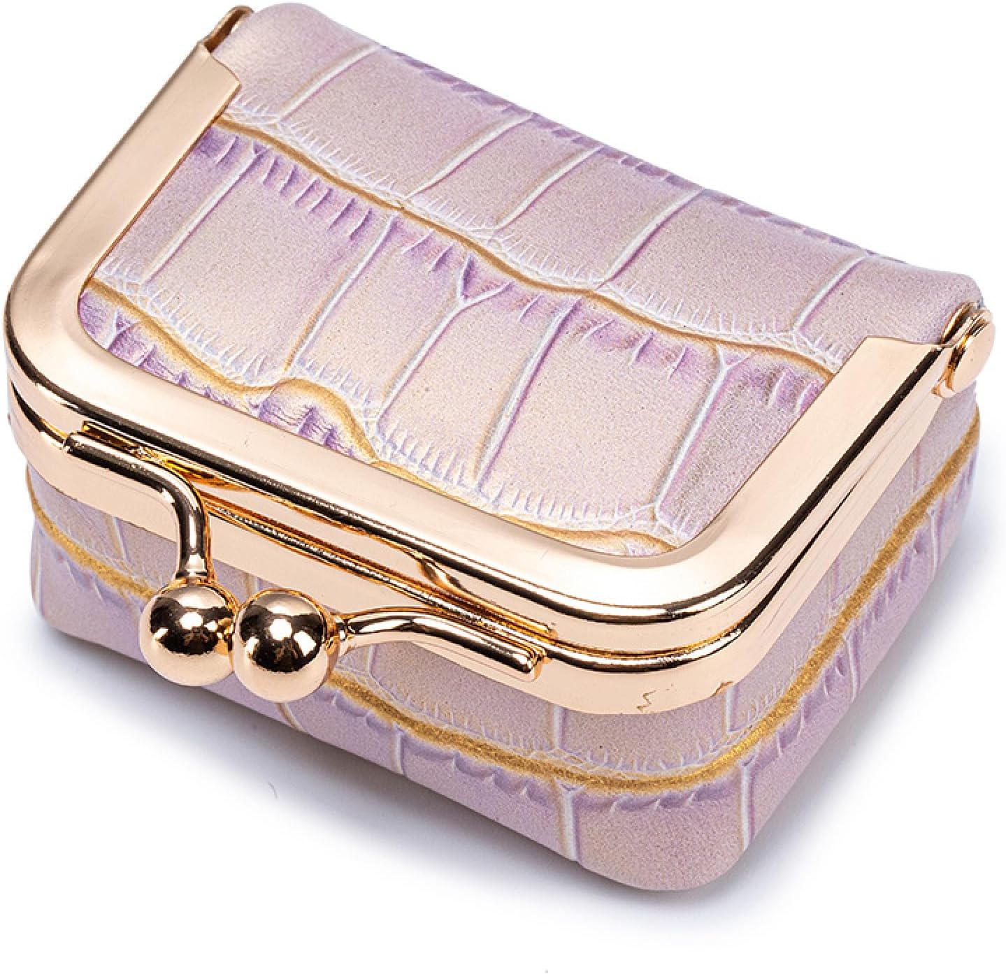 Travel Jewelry Organizer Case, Black Crocodile Pattern...