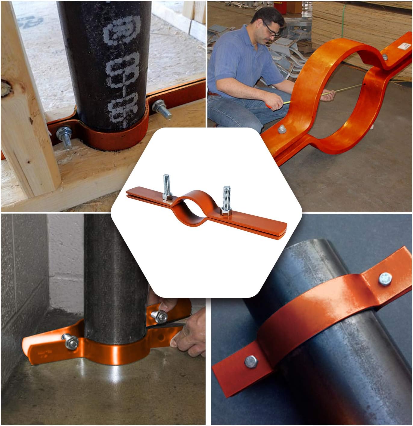 Bеѕt Cуbеr Dеаlѕ 🔥 Highcraft DMST-FD114-10 Riser Clamp Vertical Pipe Hanger, Iron, CPVC, PEX 1-14 in. Copper Epoxy Coated Steel, 10 Pack Tесh Dеаlѕ 🔥 Highcraft DMST-FD114-10 Riser Clamp Vertical Pipe Hanger, Iron, CPVC, PEX 1-14 in. Copper Epoxy Coated Steel, 10 Pack