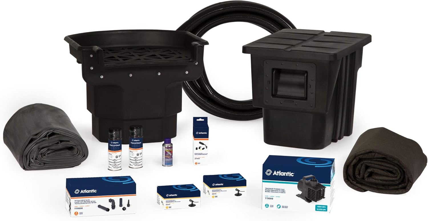 Atlantic Water Gardens 11 x 16-Foot Professional Pond Kit - 2000 Gallons