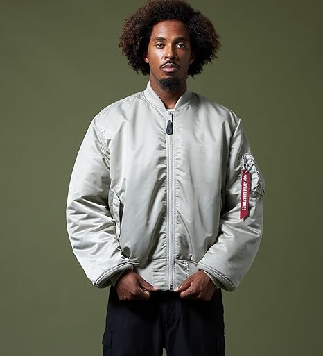 ALPHA INDUSTRIES MA-1 ナイロンジャケット 希少 ホワイト ALPHA ALPHA INDUSTRIES MA-1 ナイロンジャケット 希少 ホワイト ALPHA