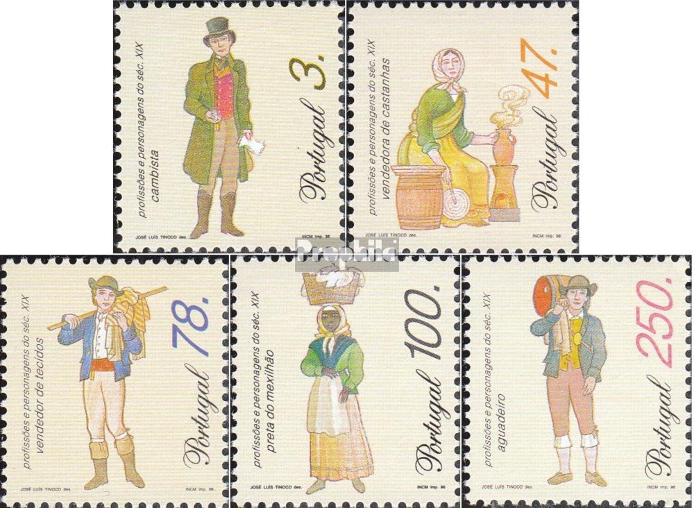 Prophila Collection Portugal-Madeira Briefmarken 1996 'Berühmte Frauen' – Komplettausgabe Postfrisch MNH