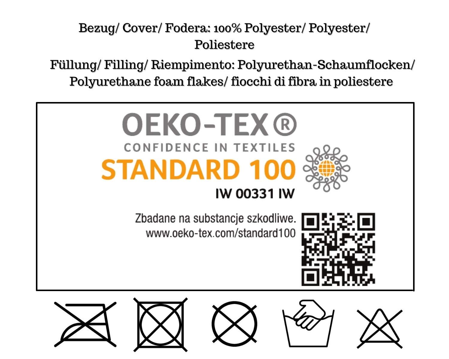 chilly pilley Cuscini Per Mobili In Pallet Con Cuciture A Listello Cuscini Sfoderabili Con Cerniera Lampo Lavabili Per Interni Ed Esterni Seduta (Set Di 3, Crema)
