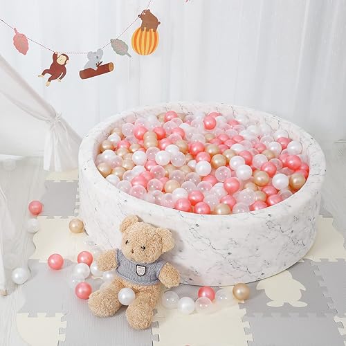 Vista 187 de STARBOLO Ball Pit Balls for Toddlers Phthalate Free BPA Free Non-Toxic Crush Proof Play Balls for Toddlers Kids Pool Playhouse Pack of 100 200 500