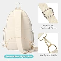 Vista 4 de Bolsa de pickleball para mujer, acolchada y elegante, correa de hombro ajustable, 2 compartimentos de almacenamiento para remos, bolas, zapatos