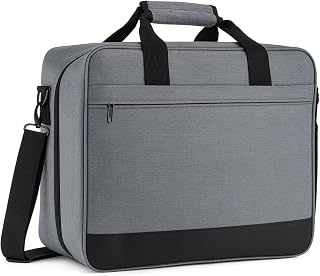 Large DJ Controller Bag DJ Controller Case Mixer Case with 10mm Padding Audio Equipment Bag with Adjustable Compartments for DJ Mixers, Recording & Podcast Gear