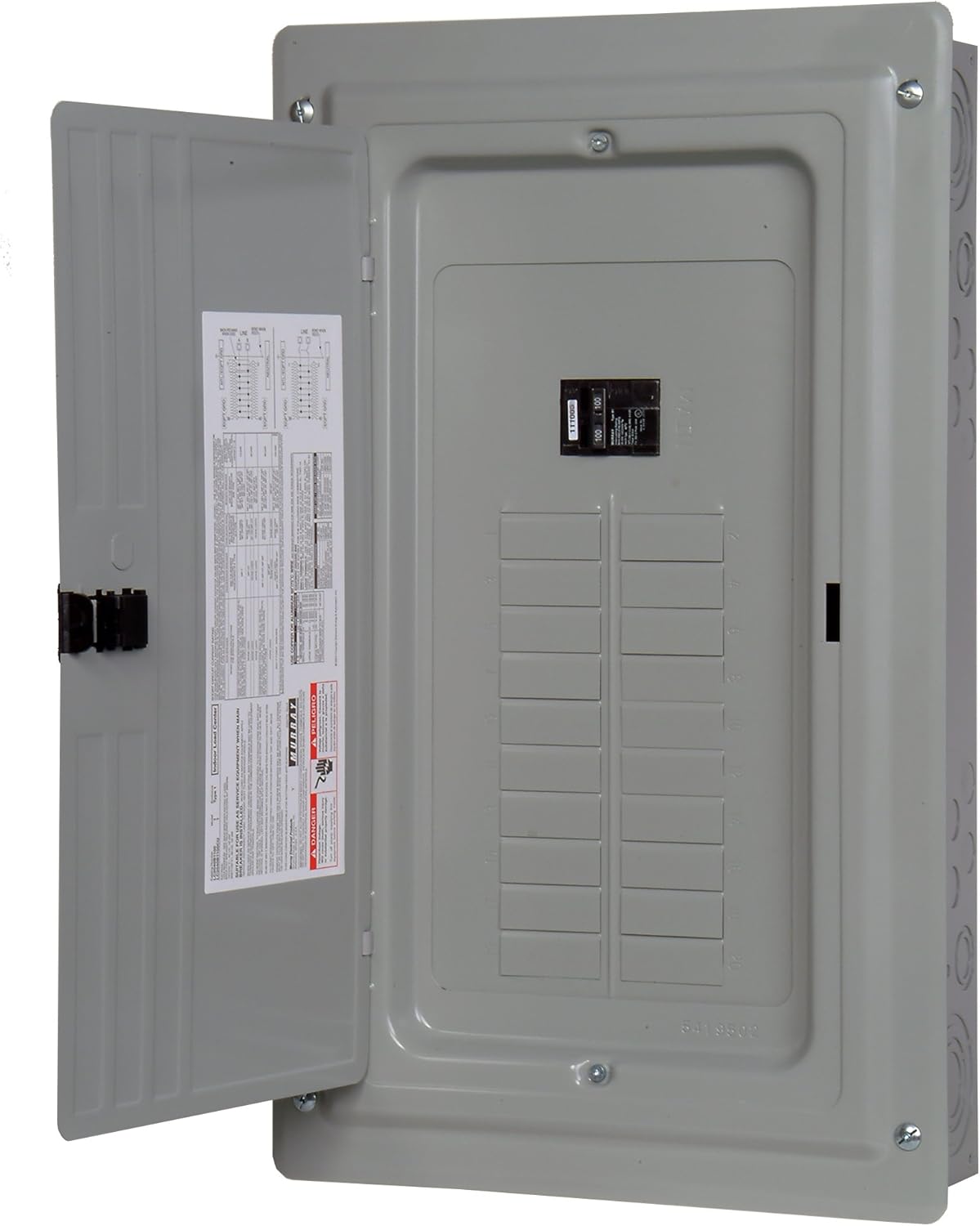 Murray LC2040B1100 Load Center, 20 Space, 40 Circuit, 100A, Main