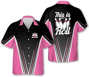 LASFOUR Personalized Queen Pins Bowling Shirts for Women, Custom Quick-Dry Bowling Shirts Short Sleeve Polo for Girls