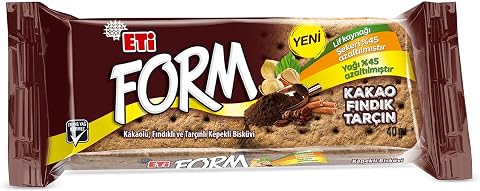 Eti Form Kakaolu Fındıklı Kepekli Bisküvi 40 G