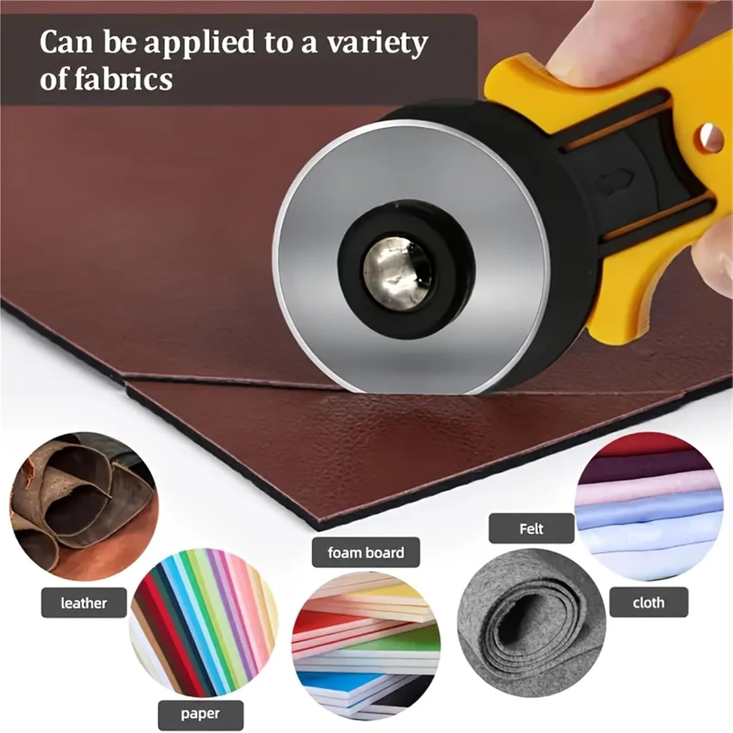 Rotary Cutter Blades 36 Pcs 45mm Rotating Cutter with Scale Spare Blades for Quilting Sewing Fabric Photo Cutting Craftwork Rotary Blade Replacement(It has a Scale)
