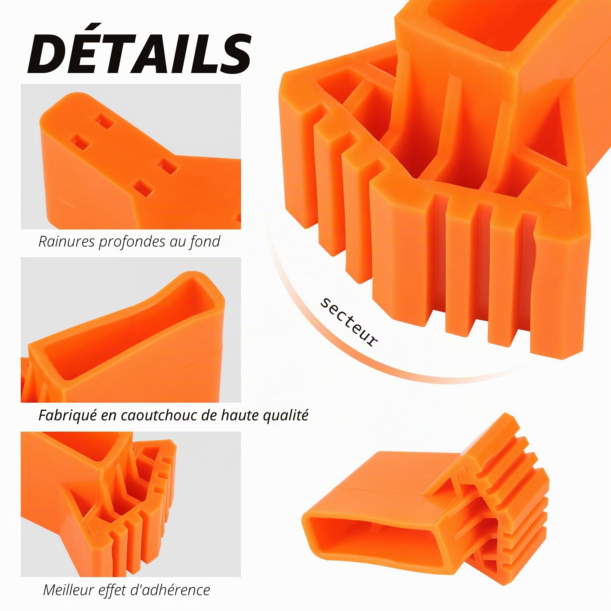 4 Pièces Protecteur De Pied D'Échelle Couvre-Pieds | Couverture D'Échelle, D'Échelle De Sécurité Coussinets D'Échelle Pour La Maison Fourniture D'Échelle Domestique Accessoires