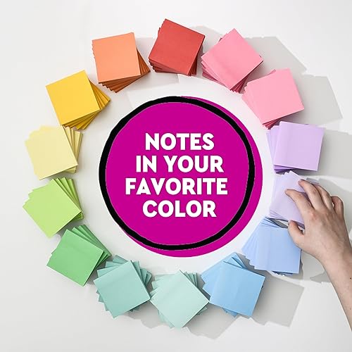 Miniatura 6 de Paquete del 4 de julio, notas súper adhesivas Post-it de 3 x 3 pulgadas, 5 blocs, 2 veces el poder de adherencia, rojo, blanco, azul paraíso,