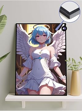 Postermanya pster488 Angel Angel Anime Girl Manga Anime Framed Painting - Framed Poster 21 x 30