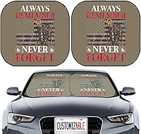 Vista 16 de Maizi - Parasoles delanteros para auto de 2 piezas, ajuste universal para parabrisas delanteros que se adaptan a la mayoría de los cupés, sedanes