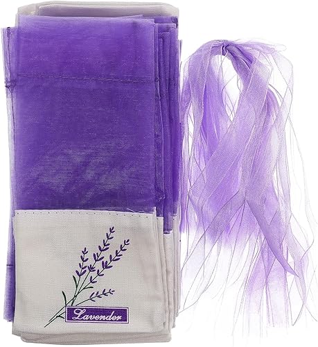 Bolsas de almacenamiento de bolsitas, bolsas vacías de lavanda, bolsas de almacenamiento de flores secas, bolsitas de lavanda, bolsas vacías de