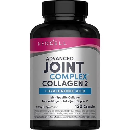 NeoCell Joint Complex Supplement | 120 Capsules | Plus Hyaluronic Acid | Collagen Type II | Advanced Formula
