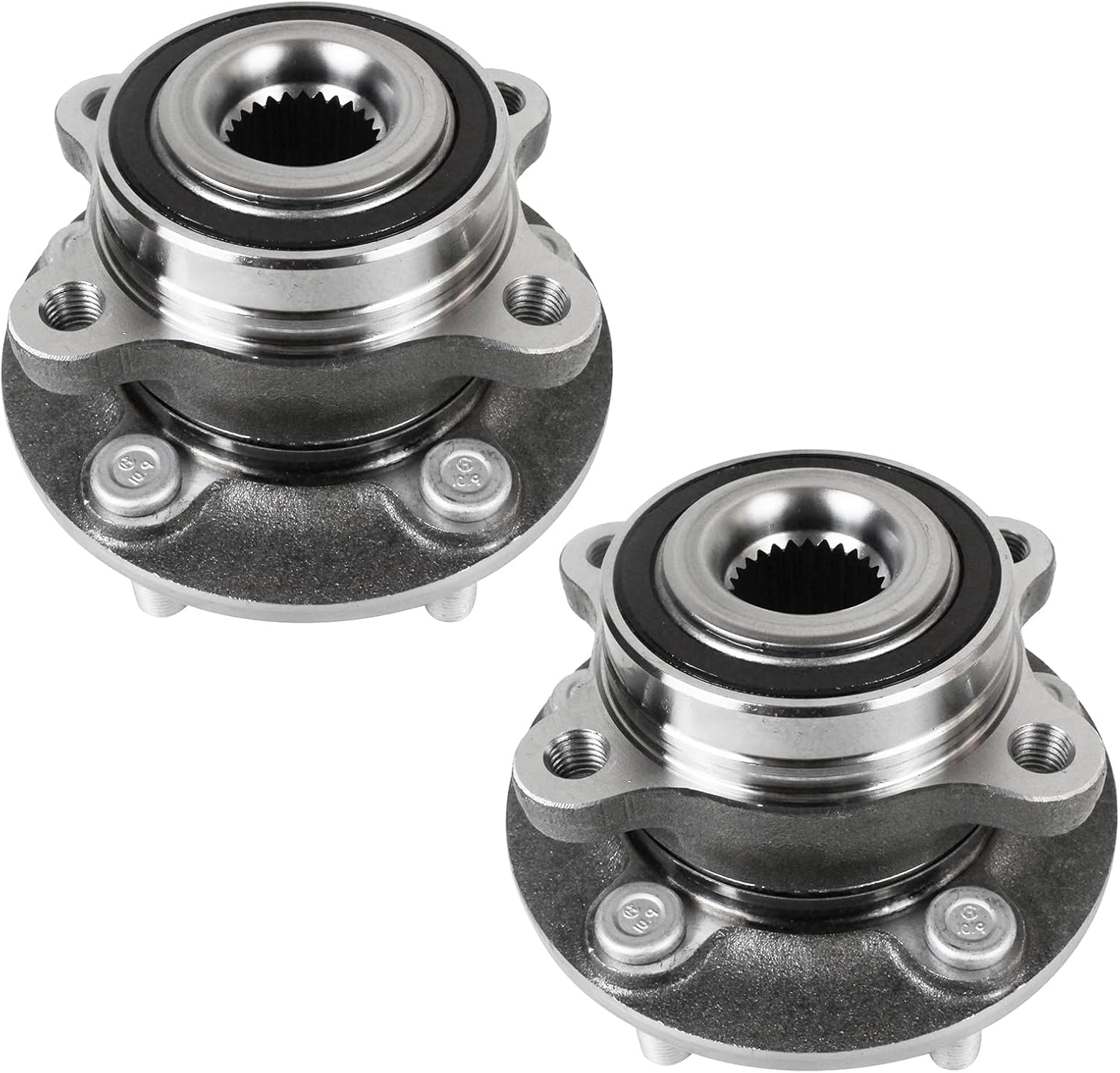 Autoround 512498 Front/Rear Wheel Bearing and Hub Assembly Compatible with 2003-2020 Ford Fusion, 2013-2016 Lincoln MKZ 5 Lug w/ABS 2PCS