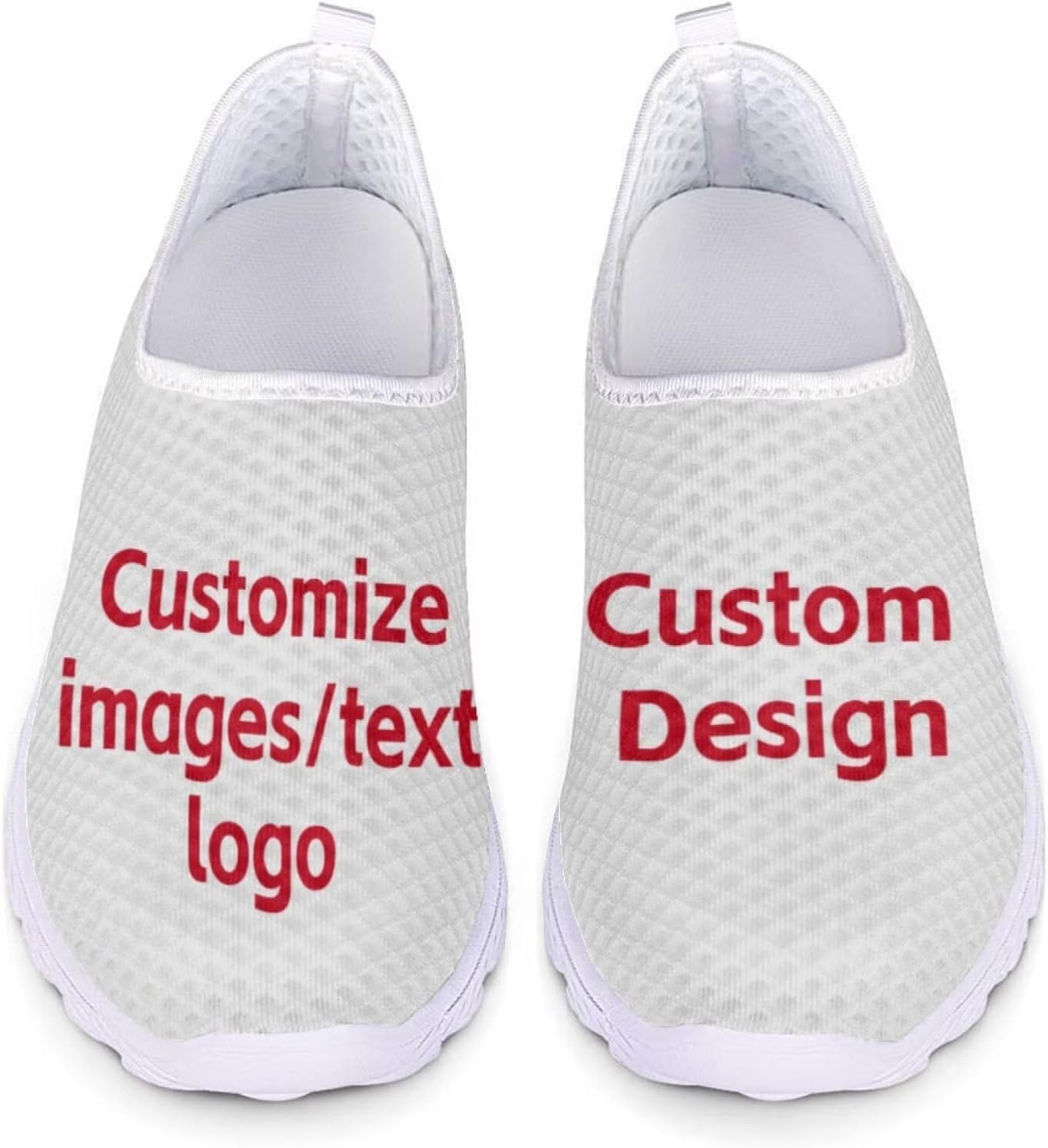 Jeiento Christmas Shoes for Womens Girls Walking Shoes Tennis Shoes Breathable Comfortable Athletic Running Shoe US 5.5-11.5