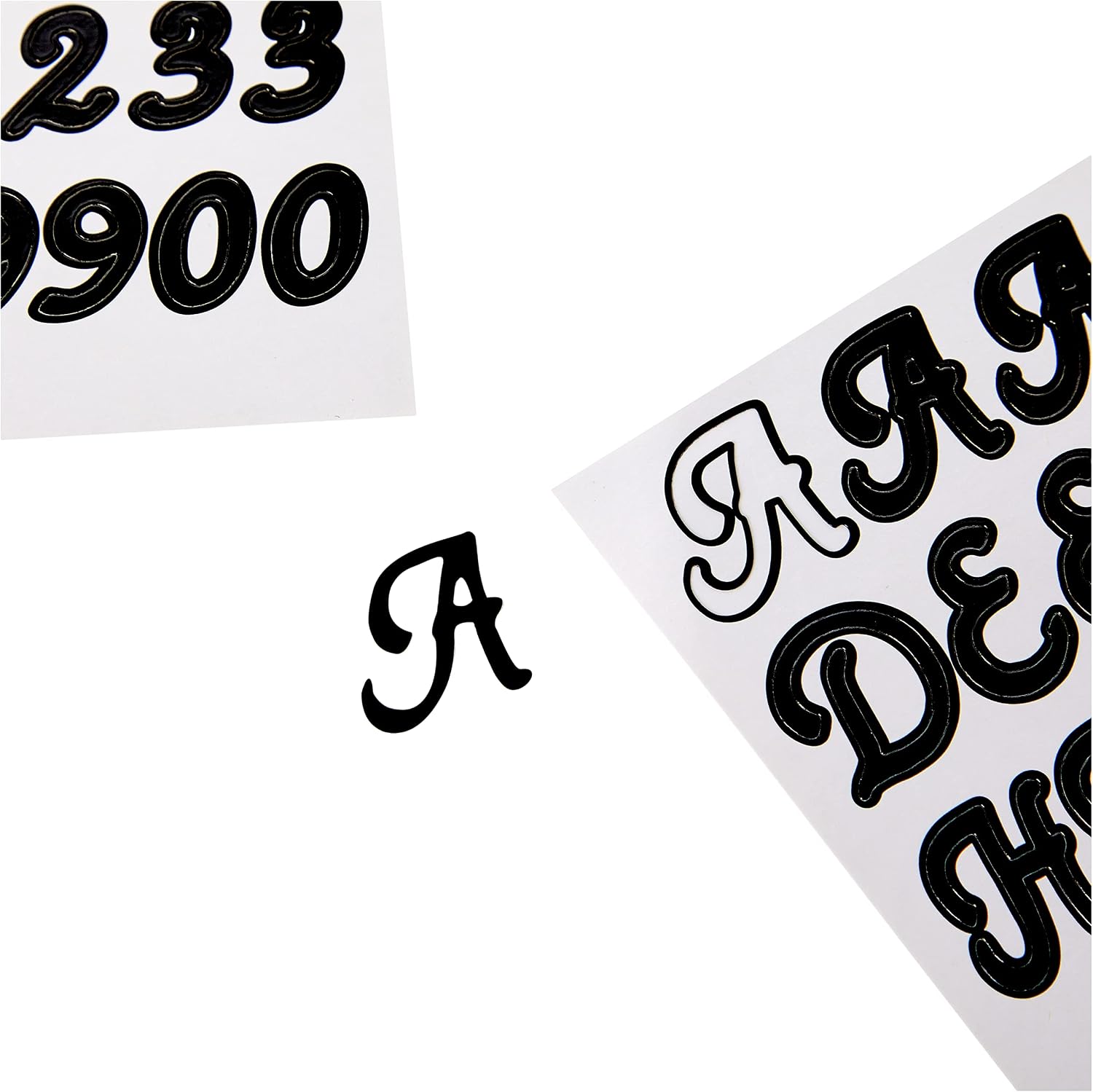 Sticko E5290149 Alphabet Stickers, Black Script
