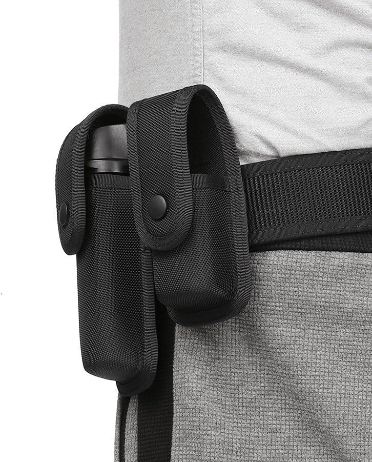 Vista 7 de OCMace - Soporte de aerosol para cinturón de servicio, chaleco MOLLE MK3MK4, funda de nailon moldeado para botes de gel de pimienta, bolsa de auto