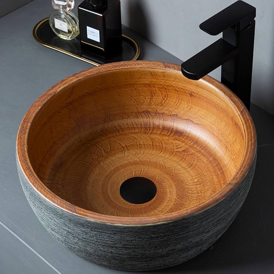 手洗い鉢　手洗い器　手水鉢　洗面ボウル 楽天市場】洗面ボウル 洗面ボール 陶器手水鉢 手洗器 手洗い鉢