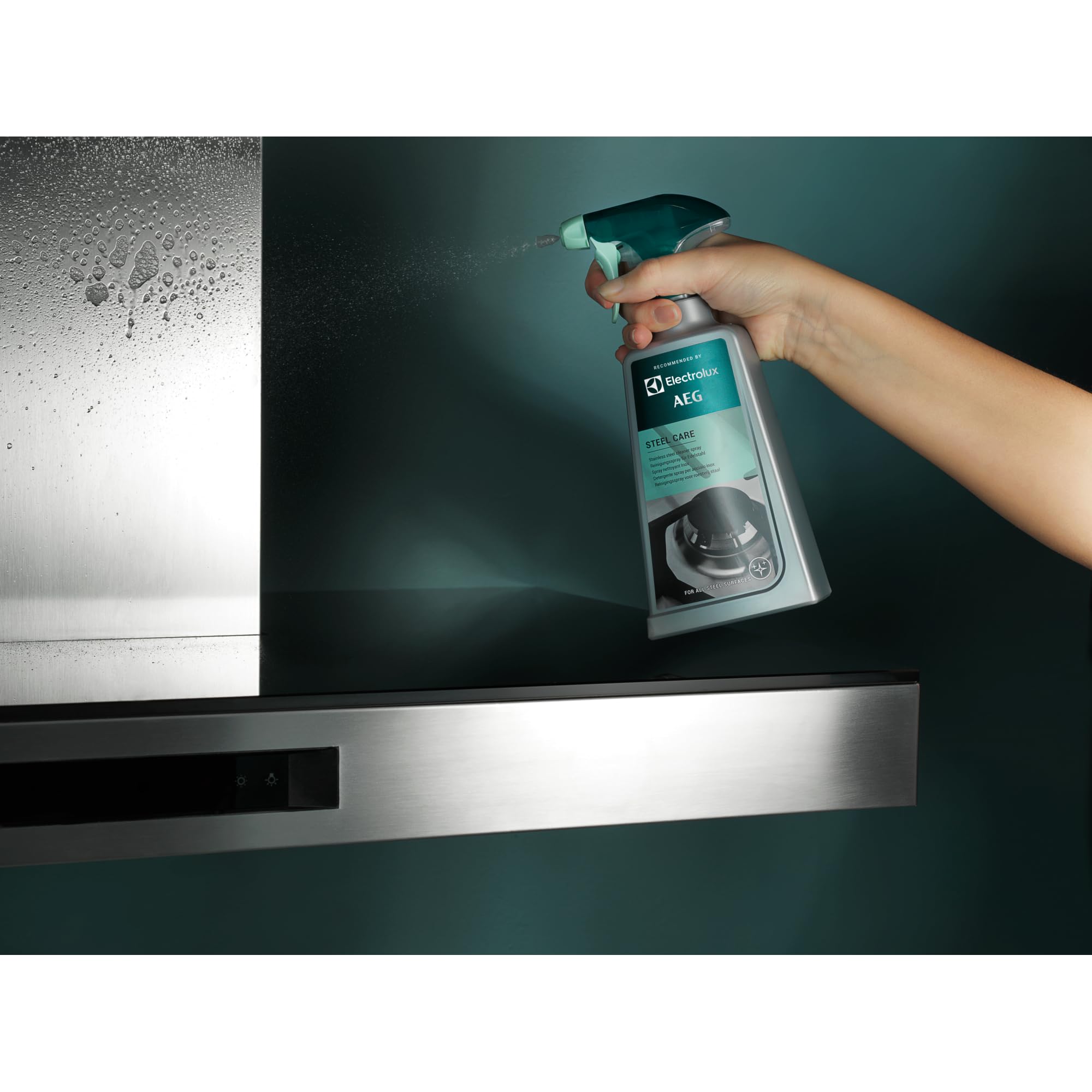 Electrolux Spray Detergente per Acciaio INOX M3SCS301, Universale, 500 ml