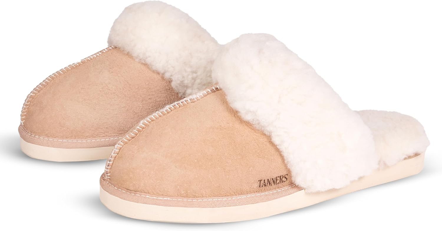 JCP Leathers Namaqua Premium - Genuine Sheepskin Slippers